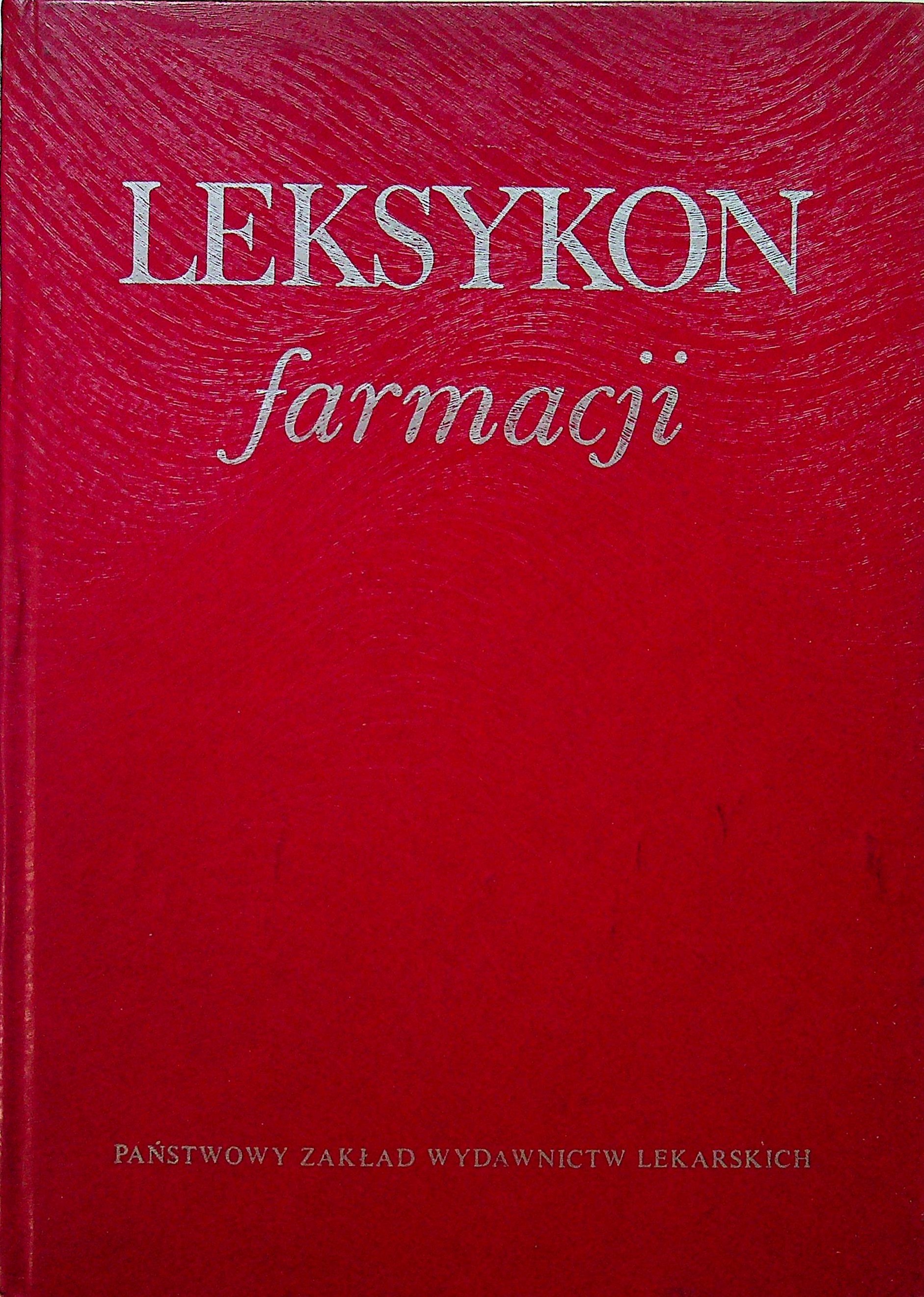 Leksykon farmacji