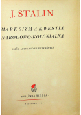 Marksizm a kwestia narodowo kolonialna 1949r