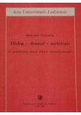 Dialog - dramat - metateatr