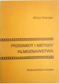 Przedmiot i Metody Filmoznawstwa