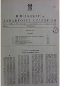 Bibliografia zawartości czasopism, Rocznik 29