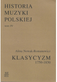 Historia muzyki polskiej tom IV Klasycyzm