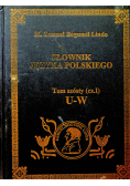 Słownik Języka polskiego Tom 6 cz 1 reprint z 1860 r