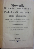 Słownik niemiecko-polski i polsko-niemiecki, 1925 r.