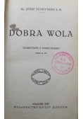 Dobra wola 1923 r.