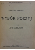 Wybór poezyj, 1920r.