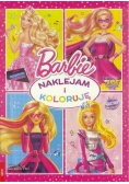 Barbie. Naklejam i koloruję