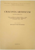 Cracovia artificum. Supplementa