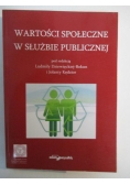 Wartości społeczne w służbie publicznej