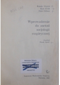 Wprowadzenie do metod socjologi empirycznej