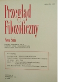 Przegląd Filozoficzny, Rocznik II, Nr 1