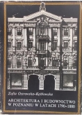 Architektura i budownictwo w Poznaniu w latach 1790 - 1880