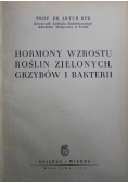 Hormony wzrostu roślin zielonych grzybów i bakterii 1950 r.