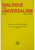 Dialogue and Universalism Vol. XV