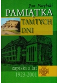 Pamiątka tamtych dni