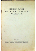 Gimnazjum im Sułkowskich w Rydzynie 1930 r