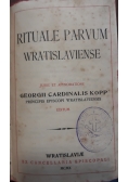 Rituale parvum Wratislaviense, 1910 r.