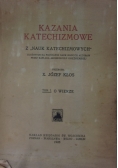 Kazania katechizmowe, Tom I, 1925 r.