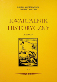 Kwartalnik historyczny rocznik CXV
