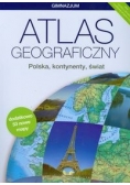 Atlas geograficzny. Polska, kontynenty, świat. Gimnazjum