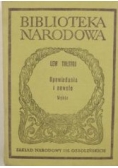 Opowiadania i nowele wybór, BN