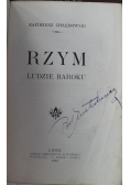 Rzym ludzie baroku 1931 r.