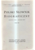 Polski Słownik Biograficzny, tom XIV