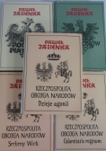 Rzeczpospolita obojga narodów cz.1-3 oraz Polska Piastów/Jagiellonów, zestaw 5 książek