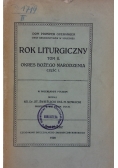 Rok liturgiczny tom II Okres Bożego Narodzenia część I, 1928 r.