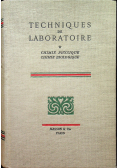 Techniques de laboratoire