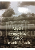 Myśli o języku, nauce i wartościach