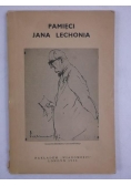 Pamięci Jana Lechonia