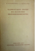 Elementarny wstęp do rachunku prawdopodobieństwa