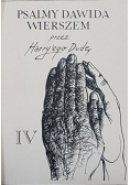 Psalmy Dawida wierszem, Tom IV, Autograf Autora