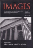 Images The International Journal of European Film, Performing Arts and Audiovisual Communication Volume I nr 1 i 2