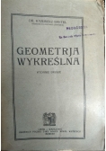 Geometrja wykreślna, 1922r.