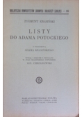 Listy do Adama Potockiego,1928r.