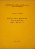 Muzeum i zbiory artystyczne epoki nowożytnej, cz. 1, wiek XV i XVI