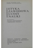 Etyka zawodowa ludzi nauki
