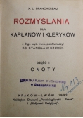 Rozmyślania dla kapłanów i kleryków Część II  1932 r.