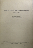 Współczesna Biblistyka Polska 1945 1970
