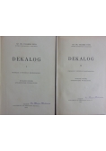 Dekalog, Tom I -II, 1934 r.
