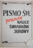 Pismo Św. przeczy nauce świadków Jehowy