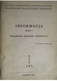 Informacja, zeszyt 1