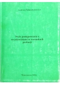 Style postępowania z recydywistami w warunkach probacji