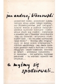 A myśmy się spodziewali...