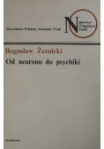 Od neuronu do psychiki