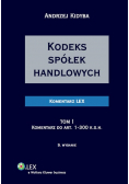 Kodeks spółek handlowych Komentarz Tom 1/2