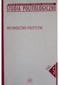 Studia politologiczne. Przywództwo polityczne