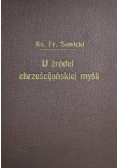 U źródeł chrześcijańskiej myśli